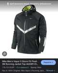 Вітровка Nike Vapor Running ,dri fit.M.