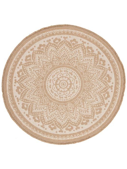 DYWAN ZEWNĘTRZNY BOHO okrągły śr. 240 nowy