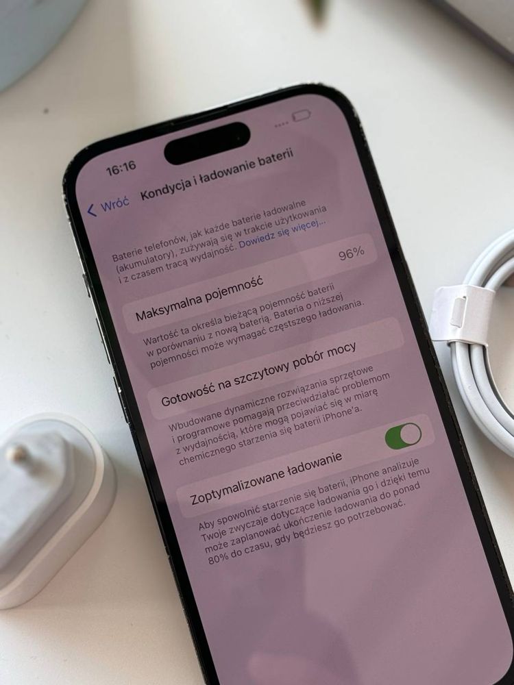 iPhone 14 Pro 128 Gwiezdna Szarosc 96% Zestaw! Gwarancja