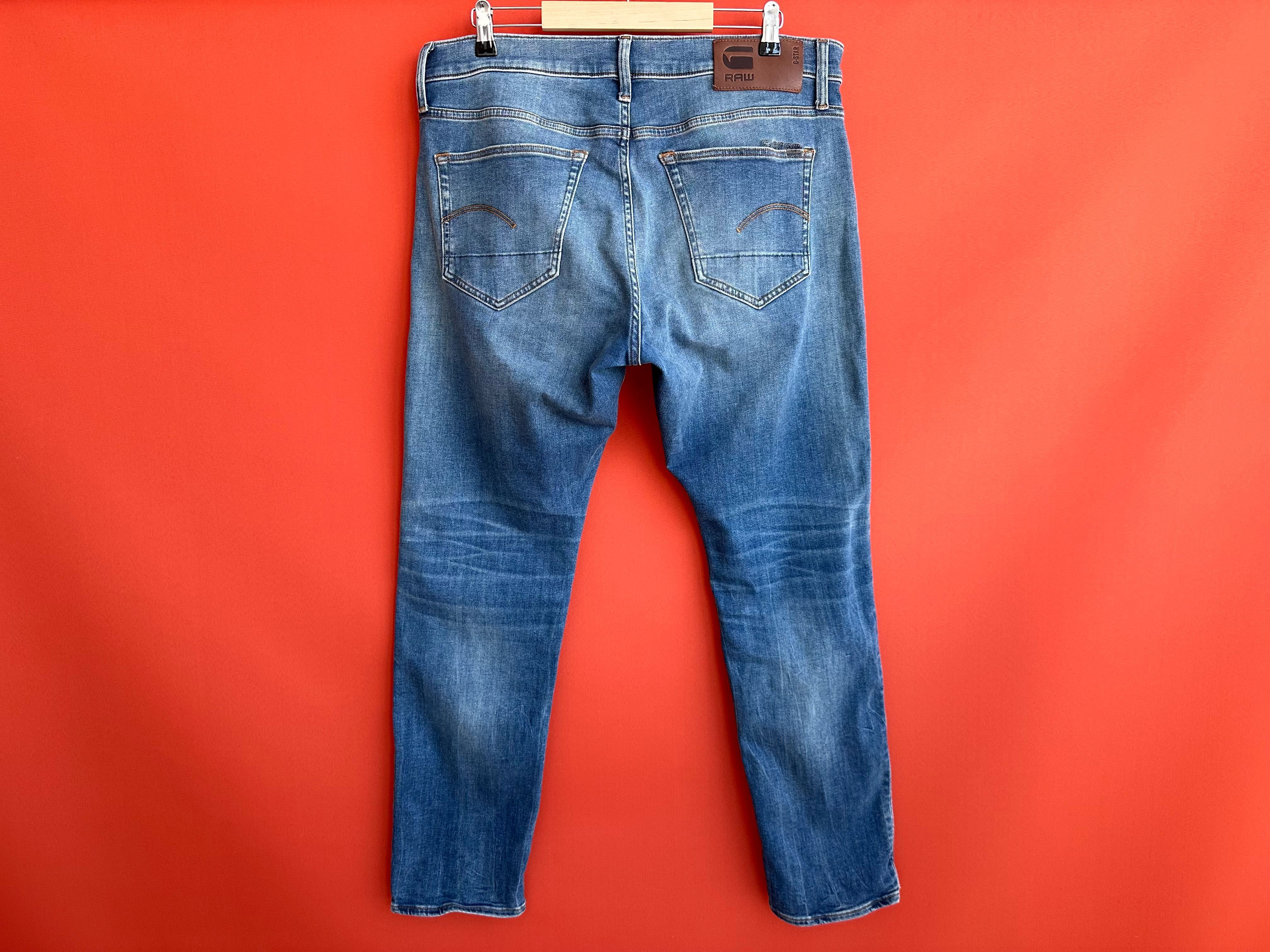 G-Star Raw 3301 Slim оригинал мужские джинсы штаны размер 34 Б У