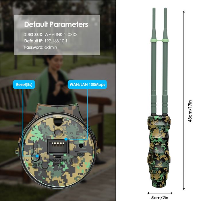 Підсилювач WiFi до 150 м, повторювач/точка доступу Wi-Fi, репітер