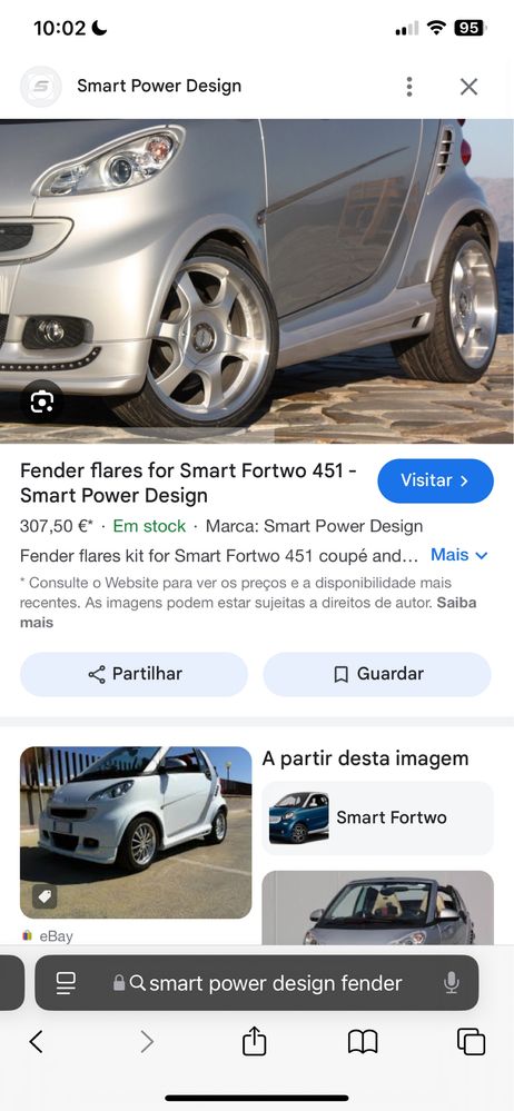 Abas largas smart 451