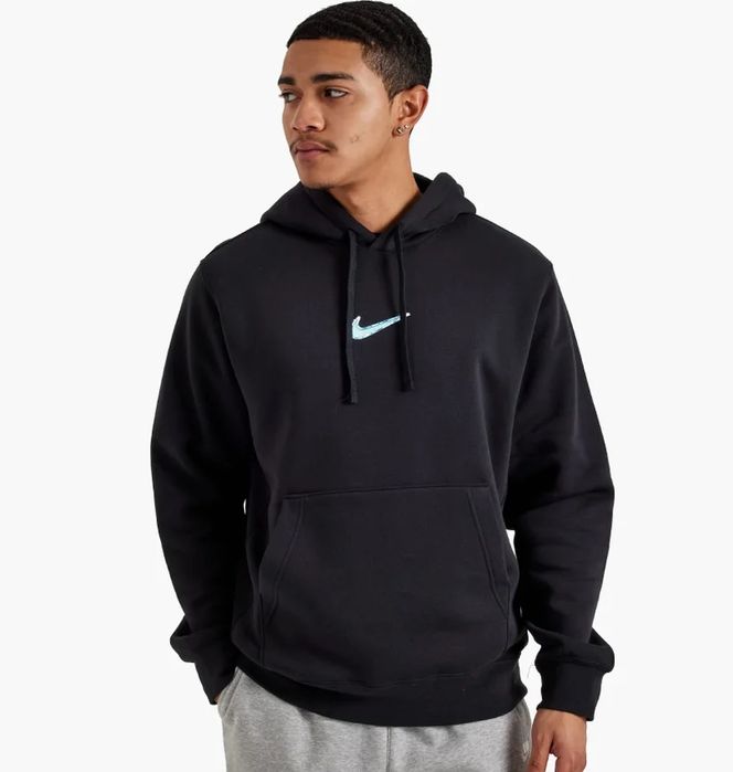 Оригінал. Худі Nike Sportswear Club Black HQ2635-010. Найк балахон.