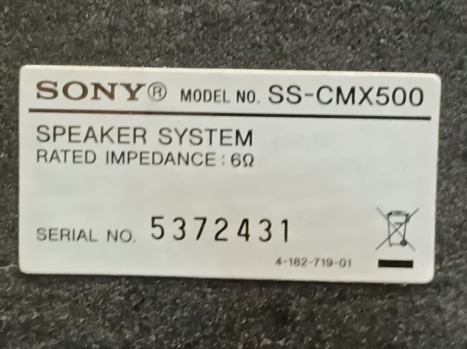Super grające monitorki Sony SS-CMX500. JAPAN!