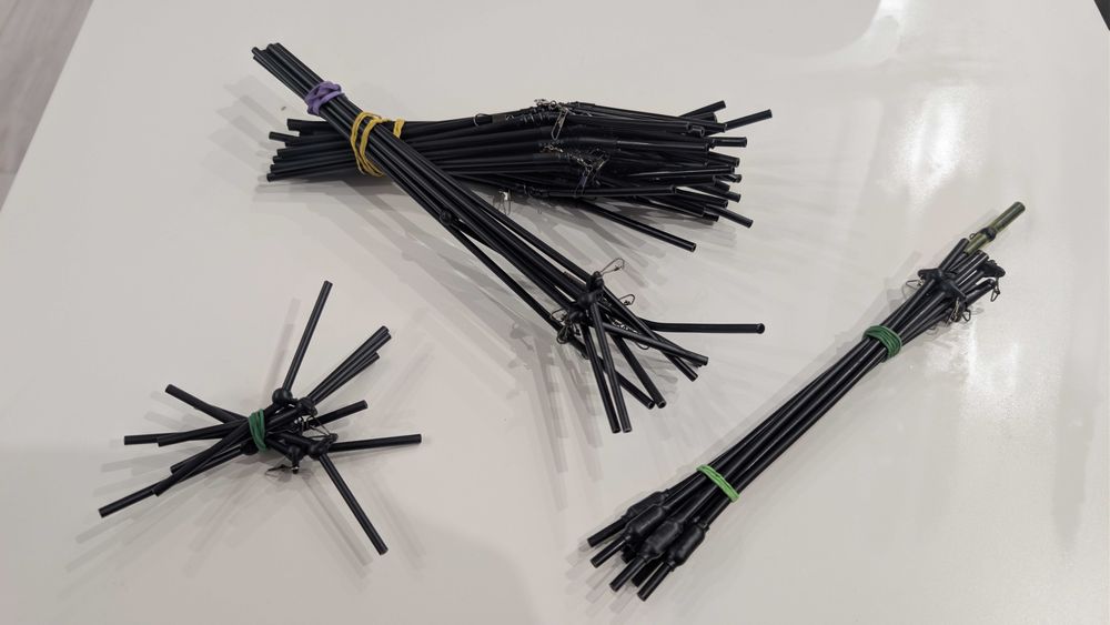 Zestaw rurka antysplątaniowa 46 szt.