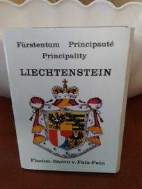 Pocztówki Liechtenstein zestaw 9 sztuk