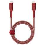 ENERGEA kabel Flow USB-C - USB-C1.5m czerwony/red 240W 5A PD Fast