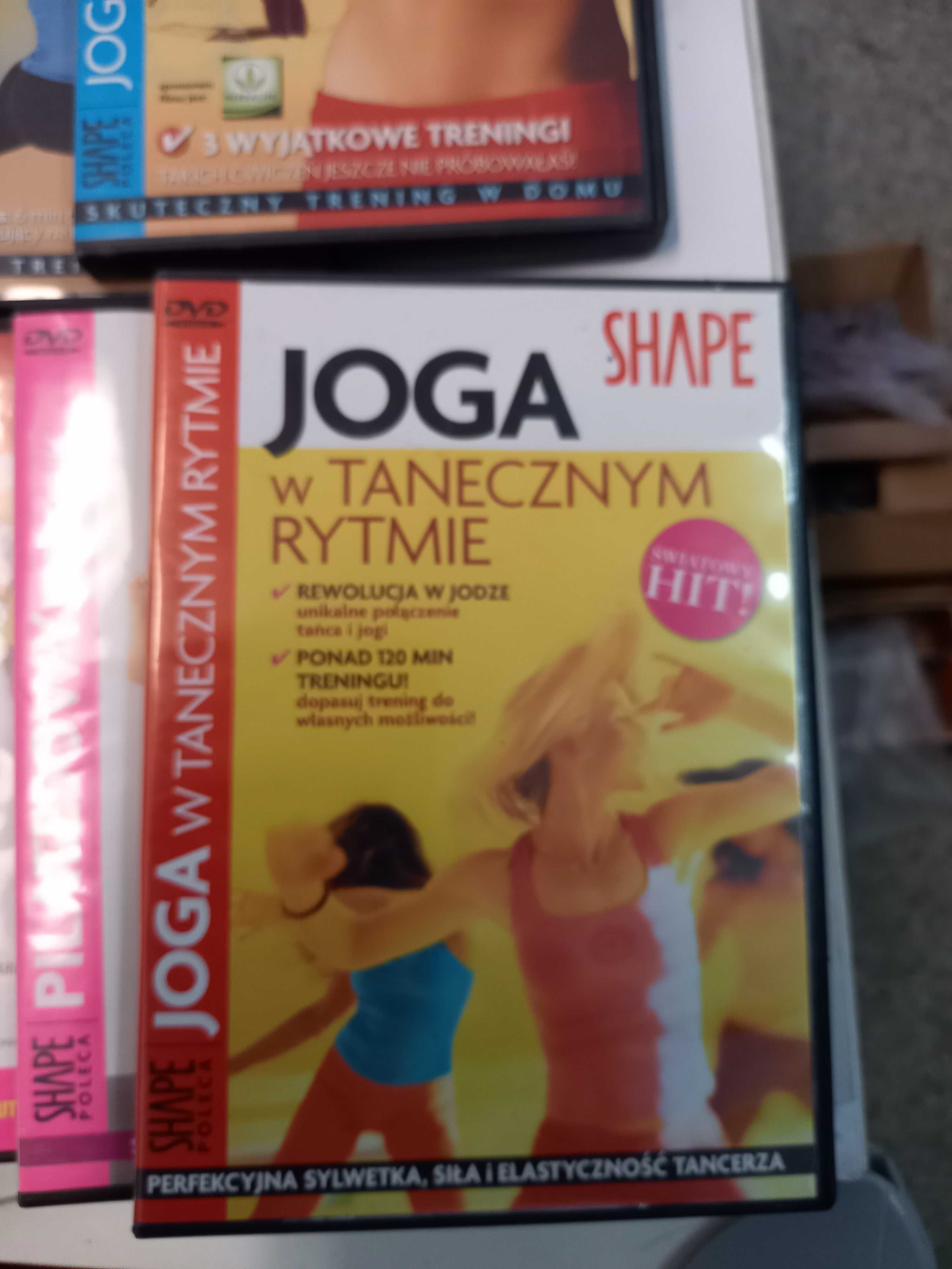 Ćwiczenia wyszczuplające...joga fitnes  na płytach CD