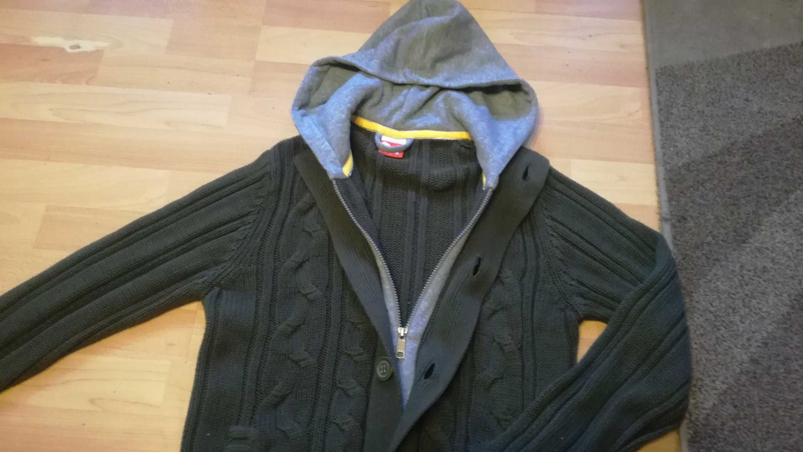 Damski ciepły sweter PUMA r.L kaptur stan bardzo dobry
