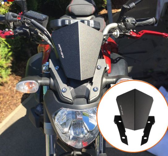 Vidro viseira Yamaha MT 07 e MT-09 MT 07 MT 09 corta vento