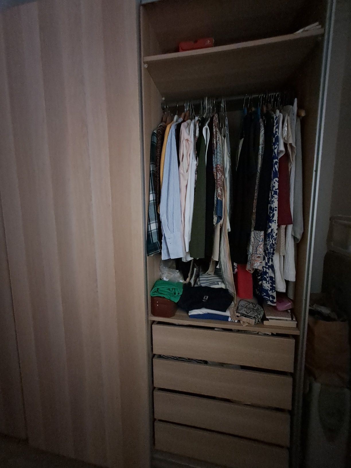 Roupeiro pax ikea, carvalho