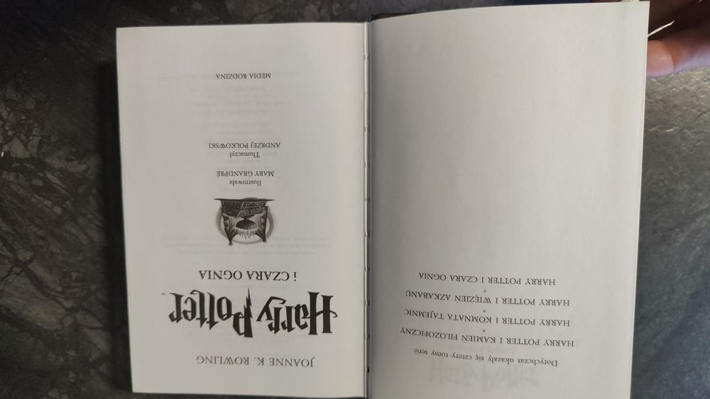 Harry Potter i czara ognia oprawa twarda