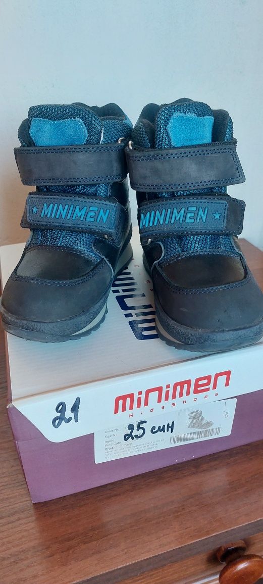 Зимові черевики Minimen для хлопчика 25 розміру