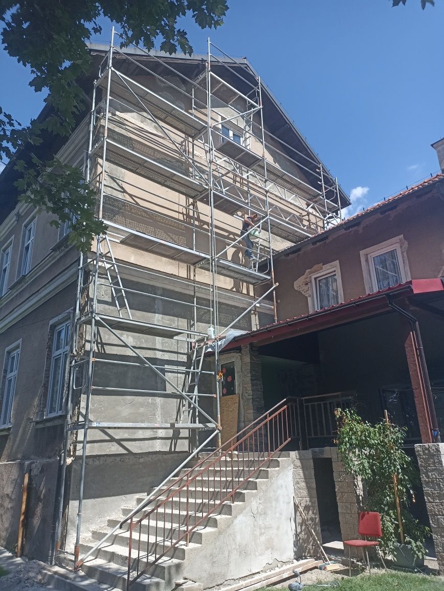 Malowanie elewacji , tynk natryskowy(baranek)remonty mieszkań i domów