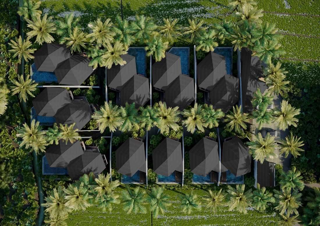 Продам шикарную виллу 150 м2  на берегу океана Индонезия Бали Убуд