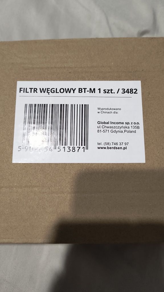 Filtr węglowy do okapów