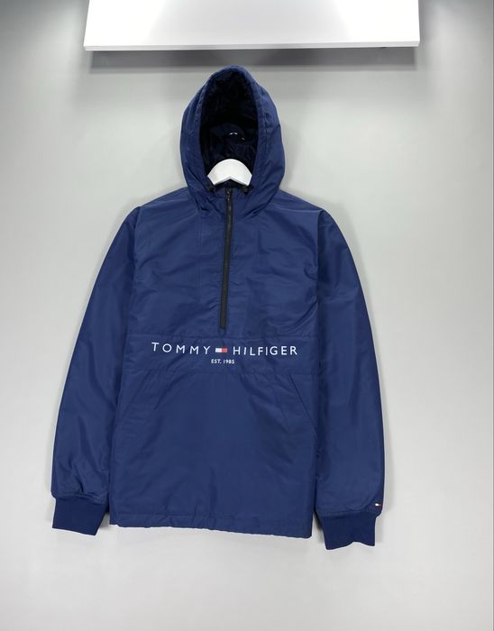 Мужская куртка анорак Tommy Hilfiger big logo чоловічий анорак