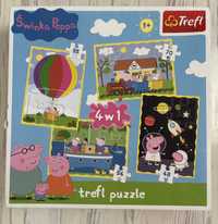 Puzzle Trefl Świnka Peppa Myszka Miki Belweder