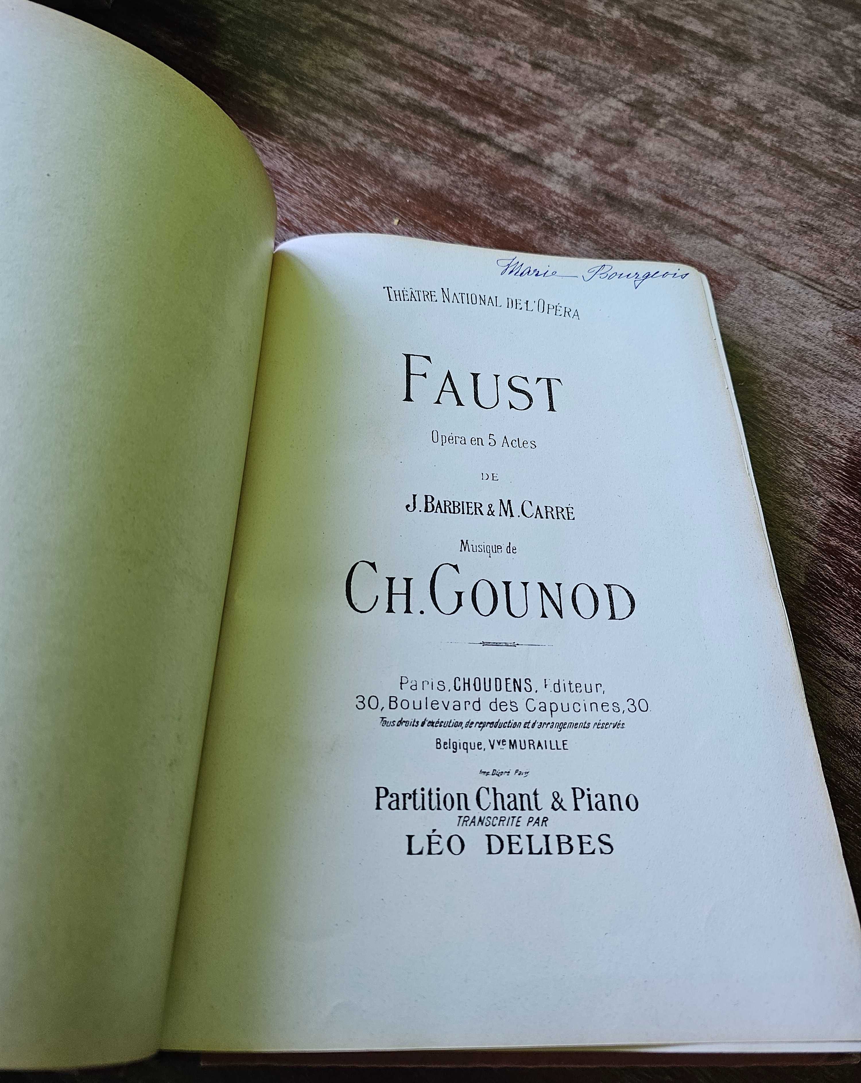 FAUST : Opera w 5 aktach wydanie specjalne