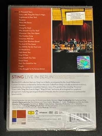 Sting Live in Berlin  Płyta DVD