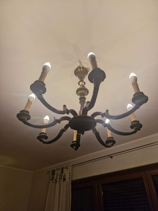 Sprzedam lampę wiszącą z mosiądzu