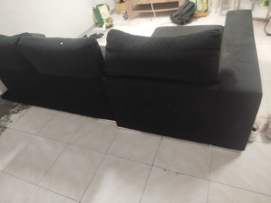Sofá retratil preto