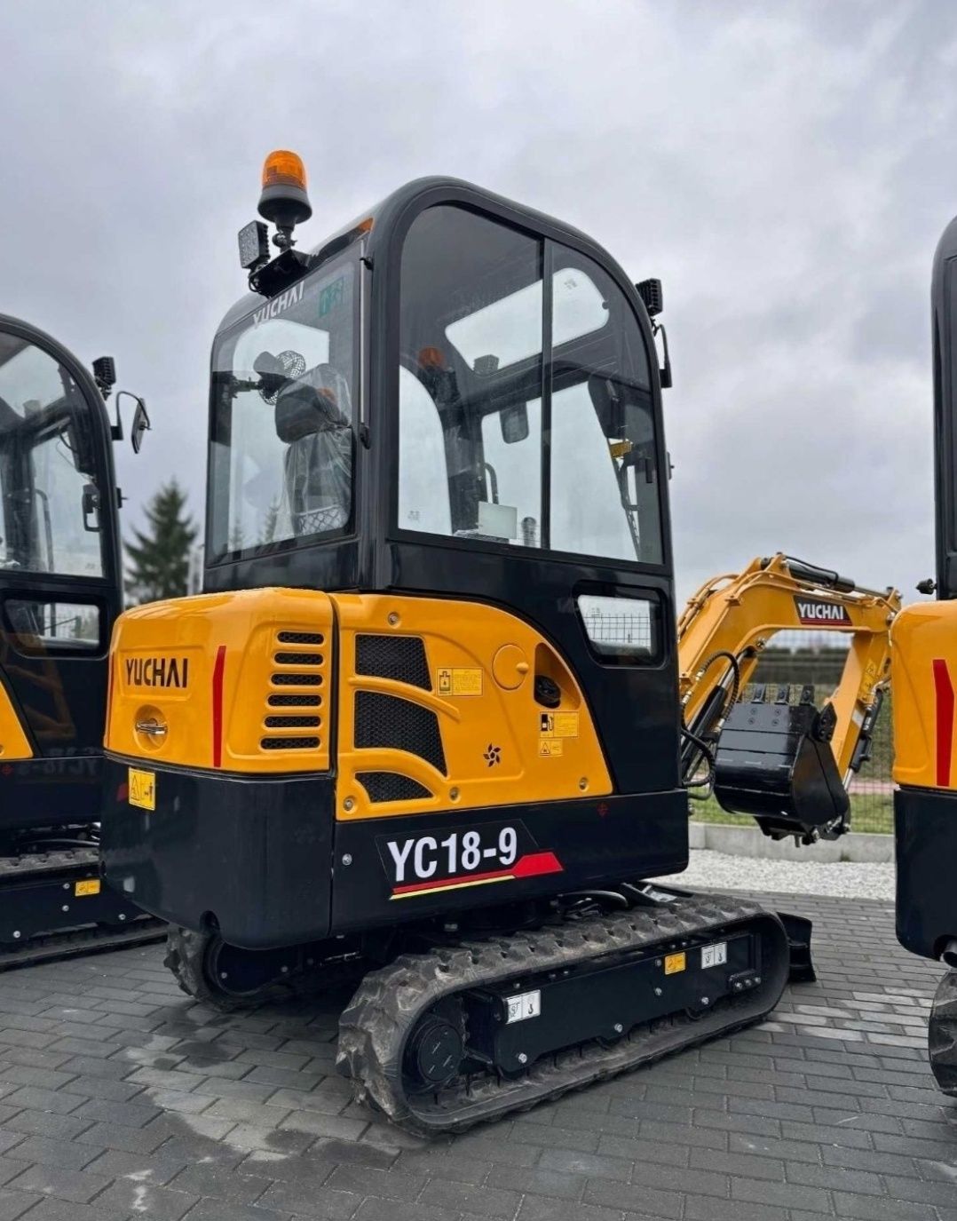Mini koparka NEX YUCHAI YC18-9 - 1800kg Kubota