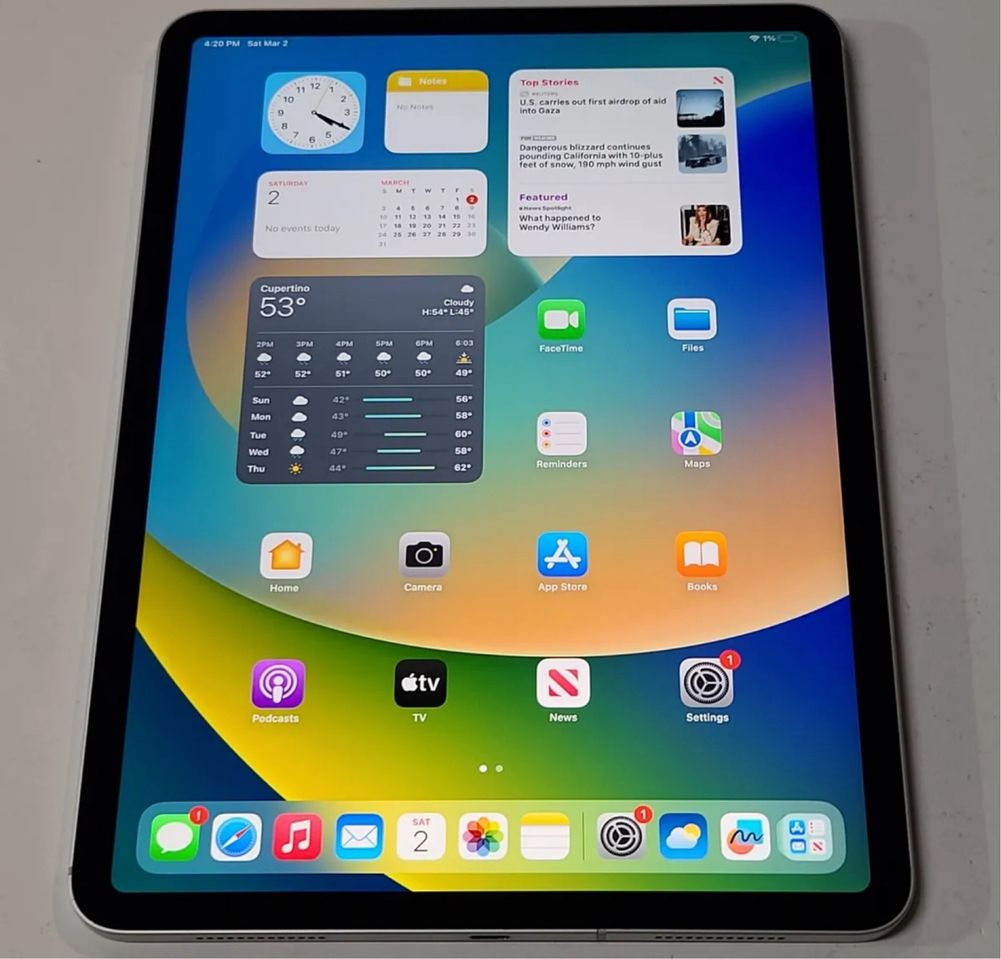 Ipad pro 11’ 2021 2 gen 128 gb