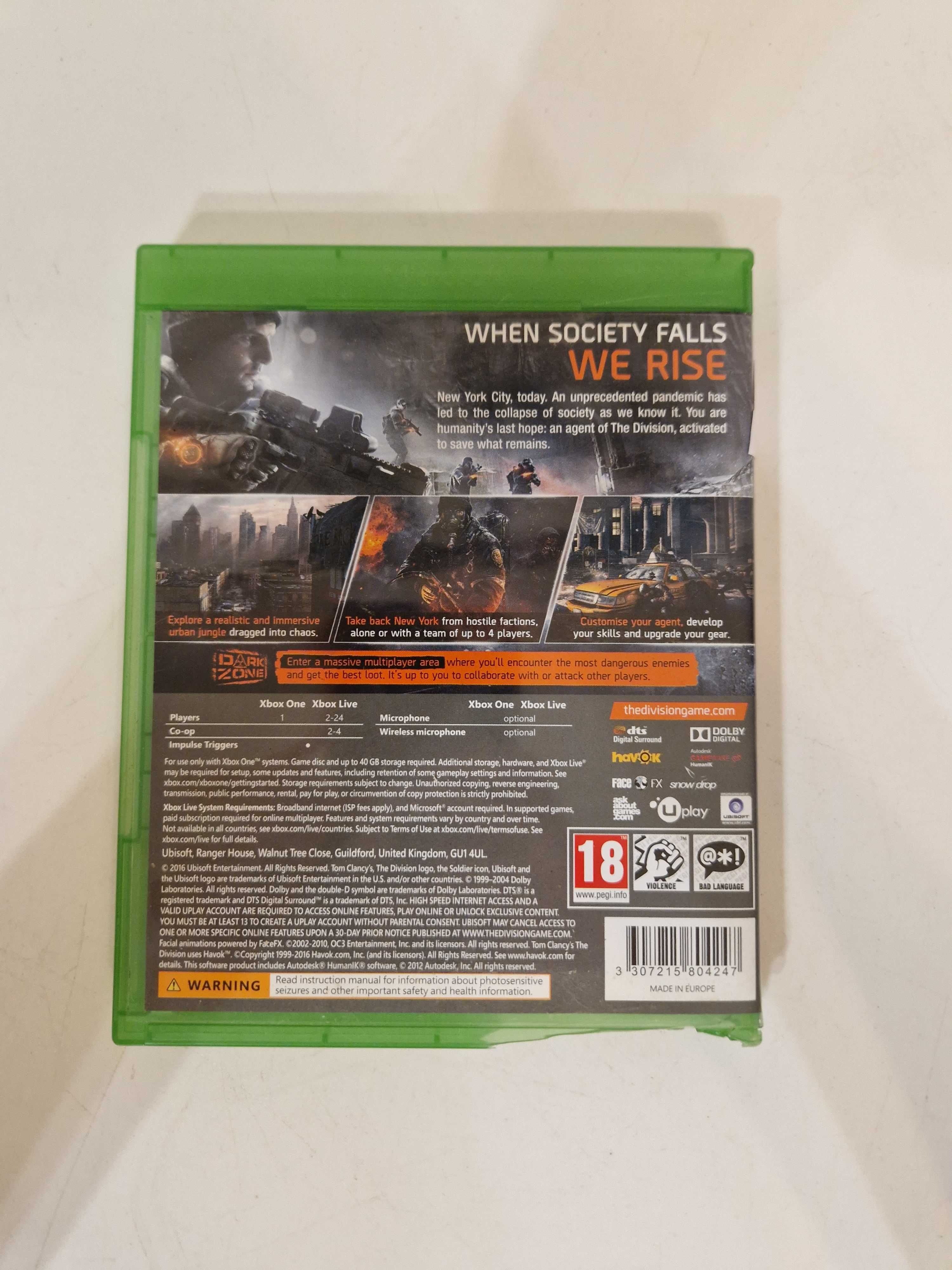 Tom Clancy's The Division Microsoft Xbox One (2153)