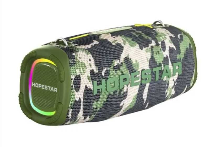 80W! Портативна колонка  HOPESTAR A6 Max з бездротвим мікрофоном