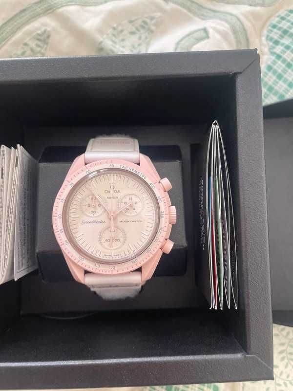 Omega x Swatch Mission To Venus SO33P100 - Modny i Trwały Komplet