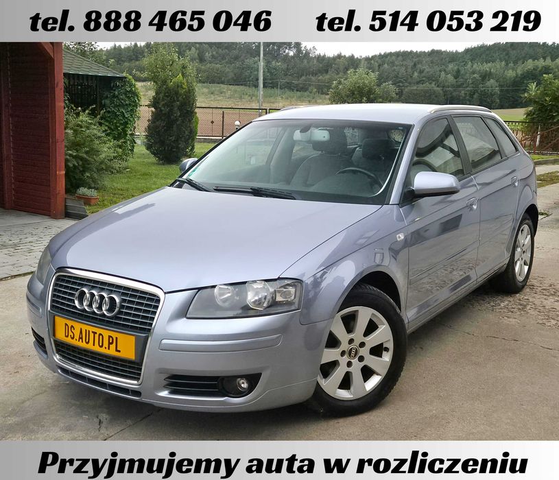 Audi A3 8P • 1.6 MPI benz 102 KM • 5 drzwi • ALU • ZADBANY • z Niemiec