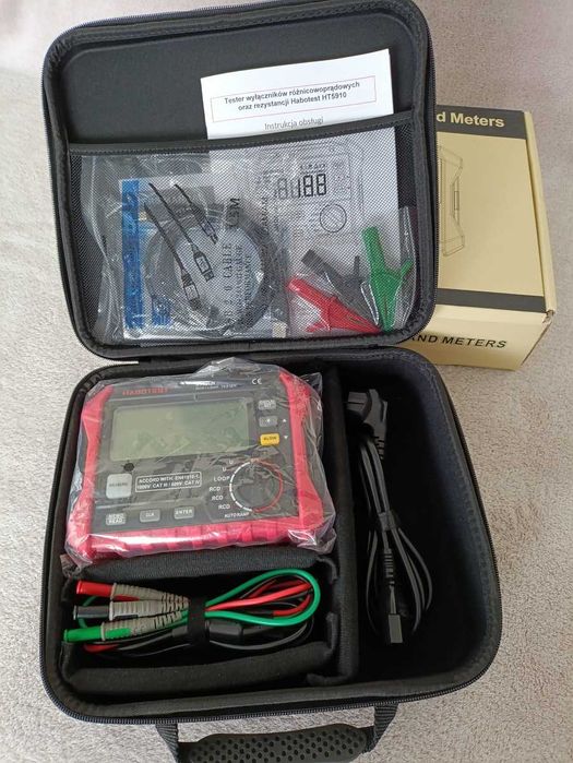 Habotest HT5910 - Miernik rezystancji pętli zwarcia / RCD tester