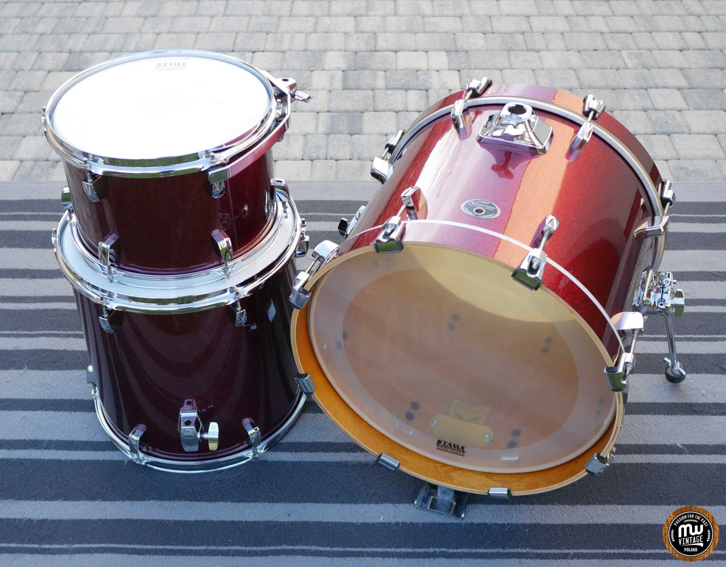 Perkusja Tama Silverstar Jazz Limited 18”, 12”, 14” Burgundy Spark ‼️