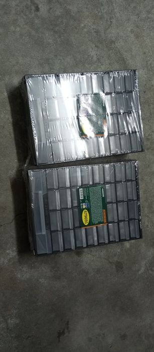 Caixas arrumação plástica