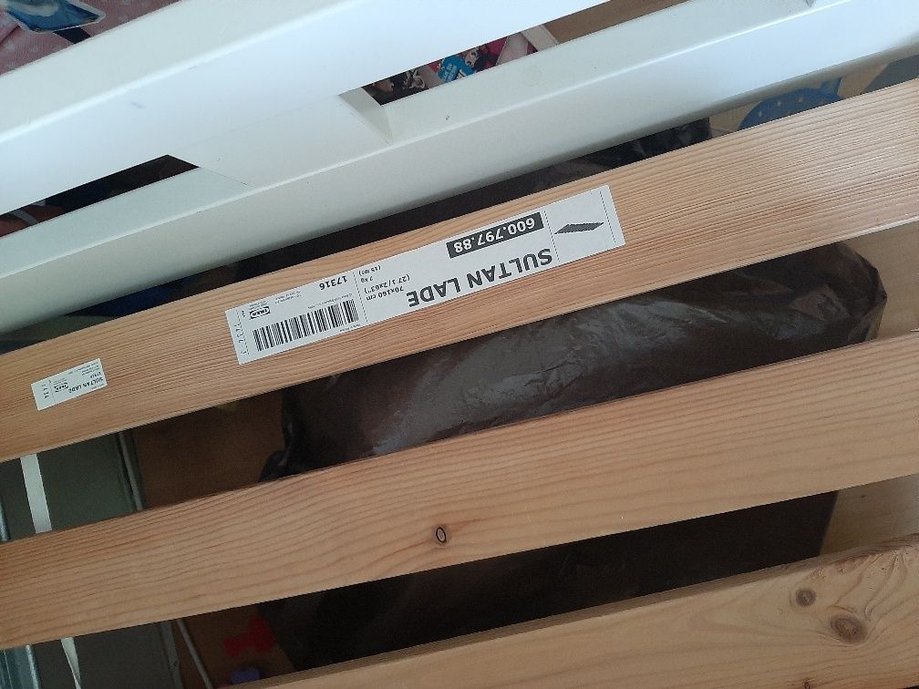 Łóżko ikea kritter sultan materac