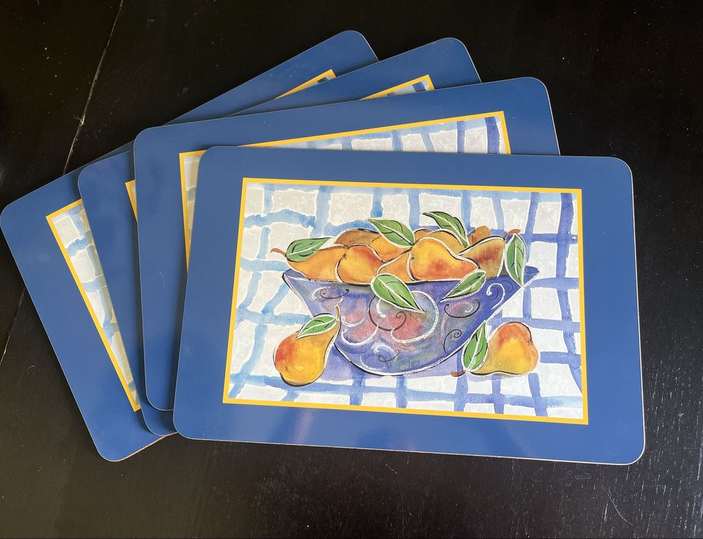 Conjunto de 4 individuais de mesa