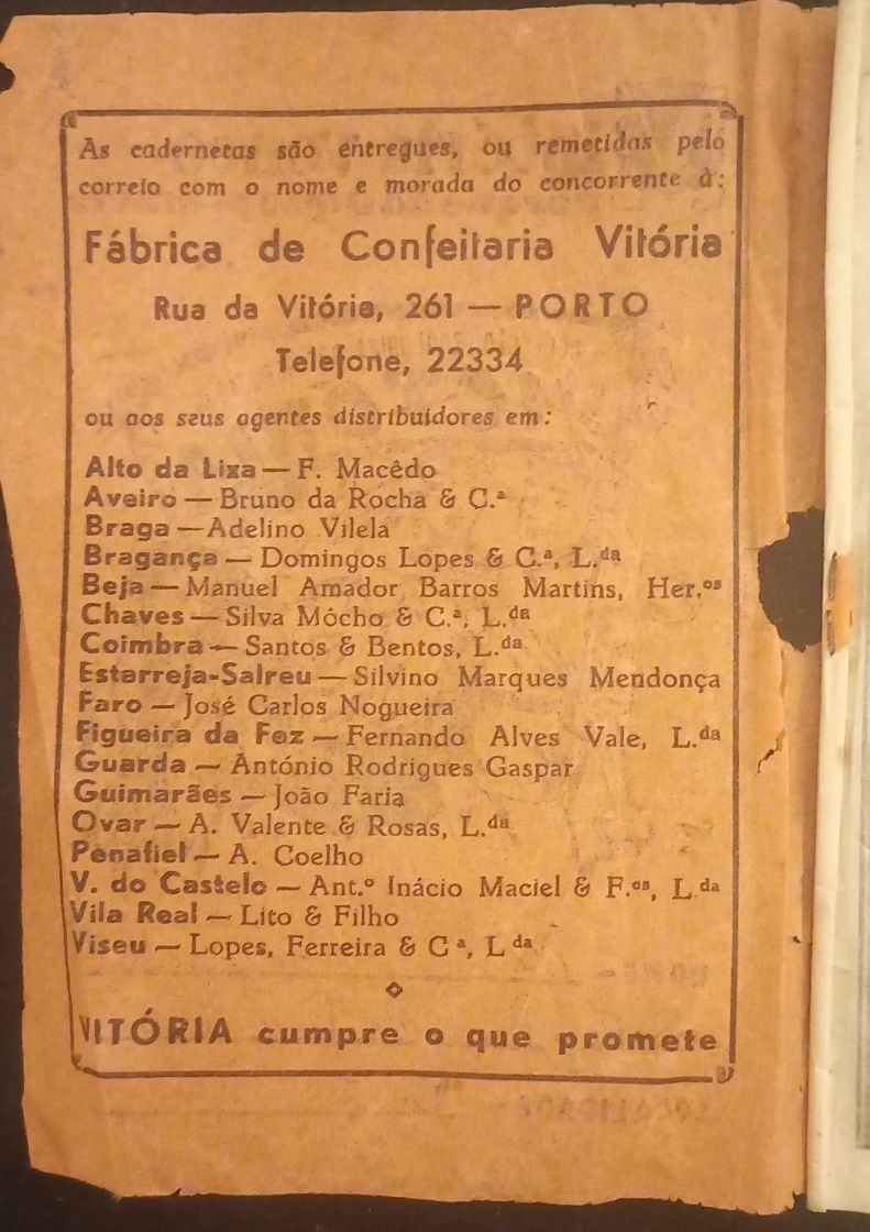 Colecção de Caramelos Victória, Animais.