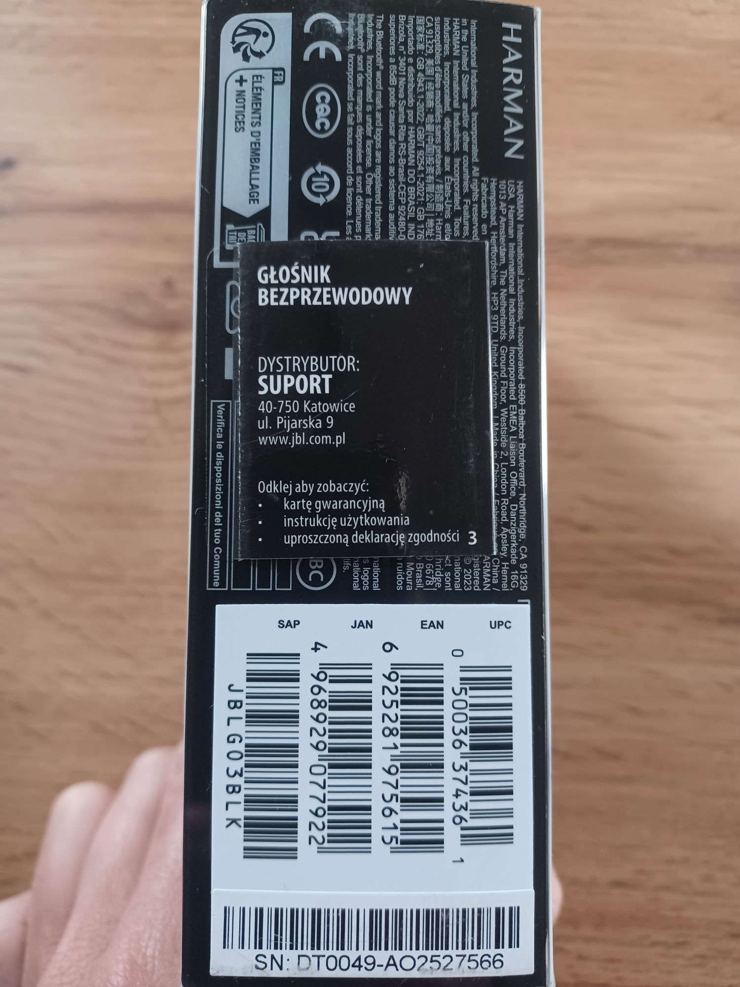 Głośnik bezprzewodowy JBL GO3
