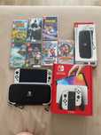 Nintendo switch OLED 64GB+чохол+ігри