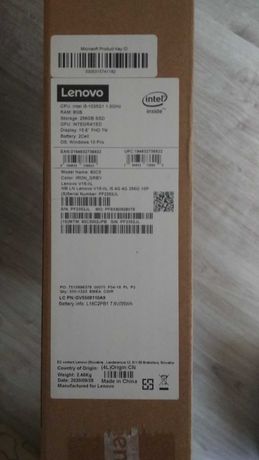 Laptop Lenovo V15-IIL (8GB pamięć, 256GB SSD dysk) nowy