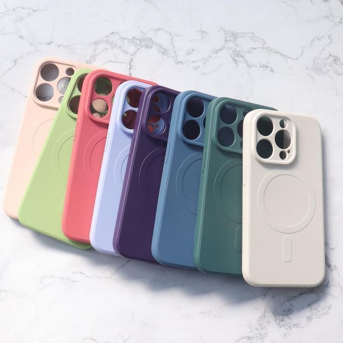 Etui ochronne Silicone Case Magsafe do iPhone 13 Pro - Różowe