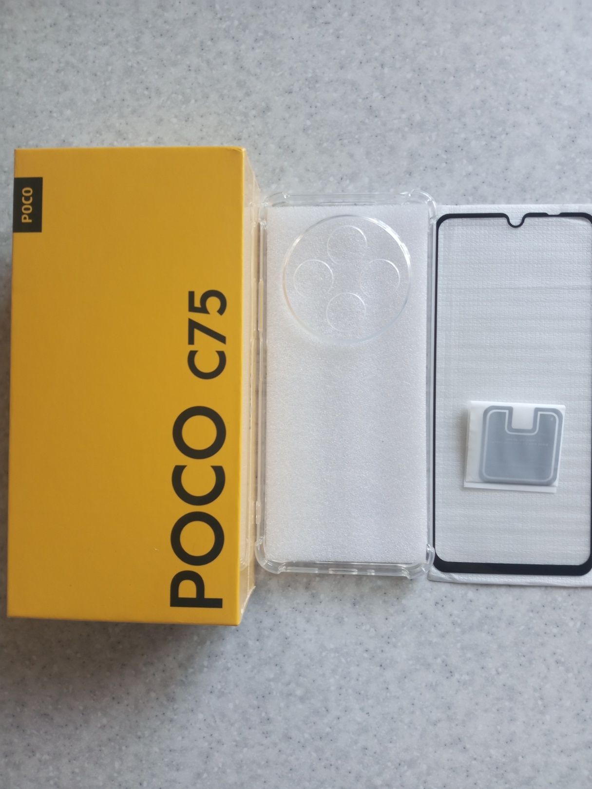 Poco C75 (8/256,повна версія, оригінал) + чохол, скло, плівка.