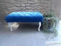 Ławeczka tapicerowana chesterfield