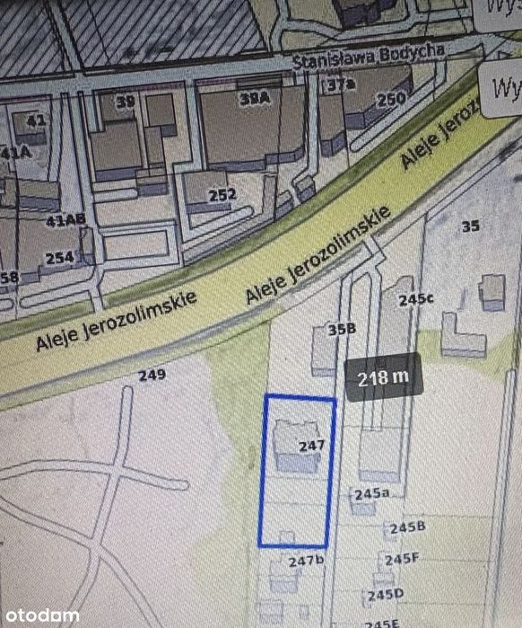 Dom z działką Al. Jerozolimskie