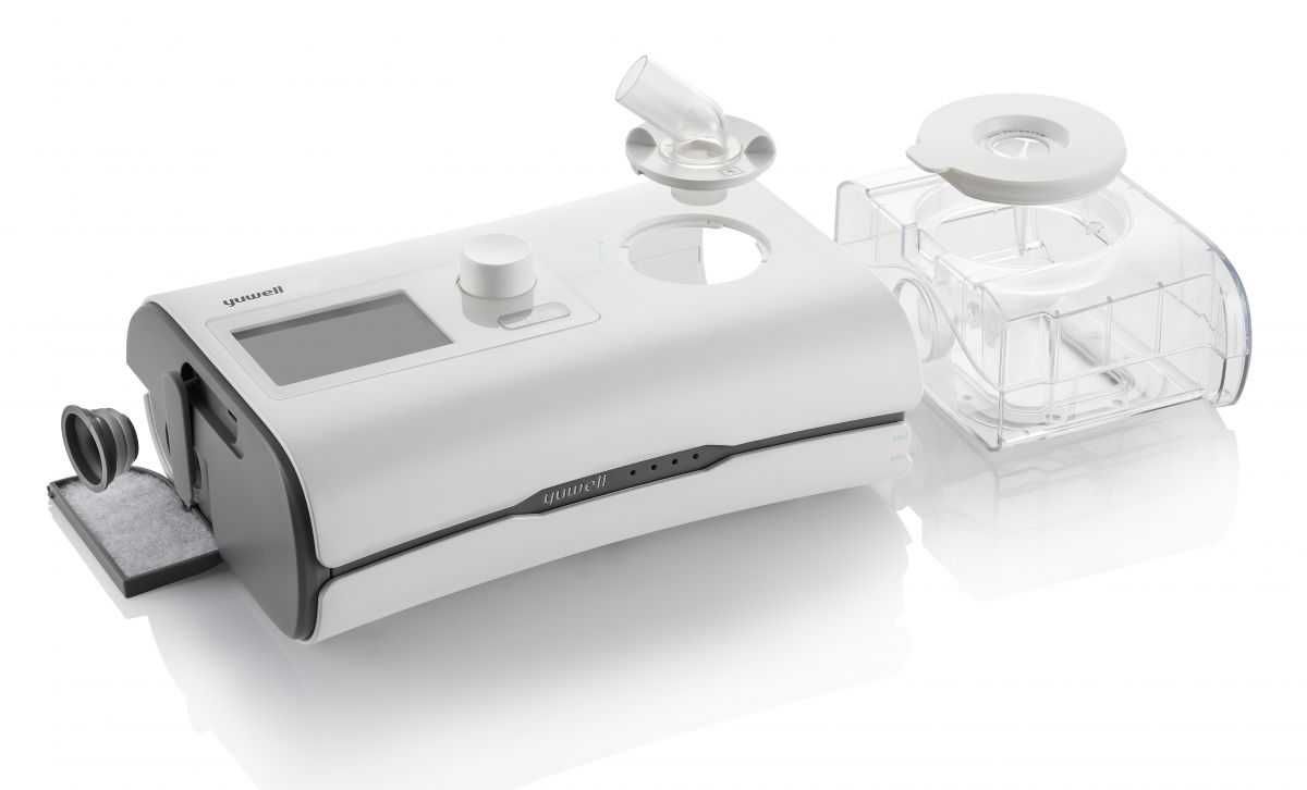 Aparat CPAP Yuwell YH-550 + maska / bezdech senny / Refundacja NFZ