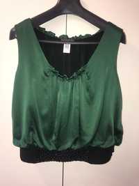 Женская блуза изумрудный цвет шелк 42-46 р Alberta Ferretti