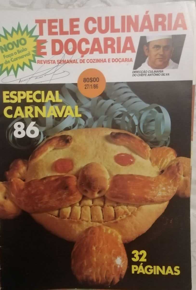 Tele Culinária e Doçaria - 7 revistas com 40 anos - 1983-87 LOTE 1