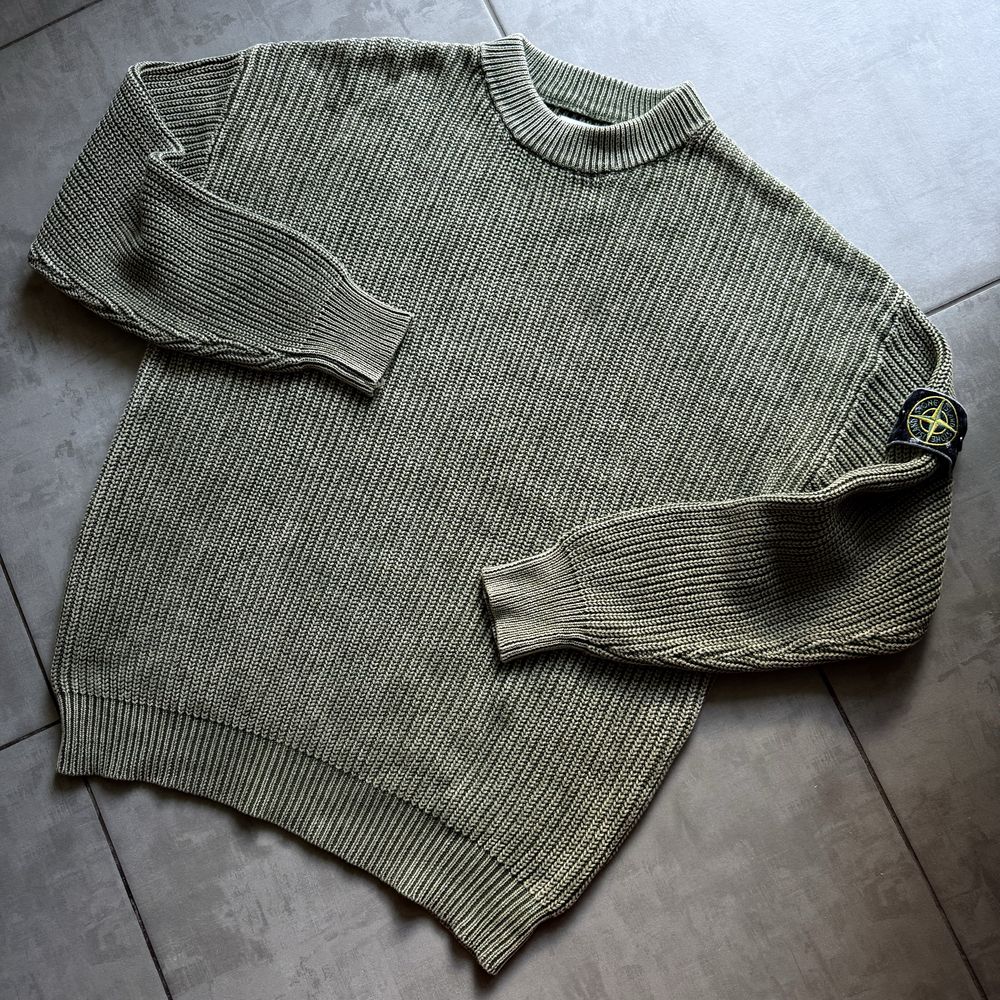 Рідкісний Светр Stone Island Hand Corrosion Frost Dust