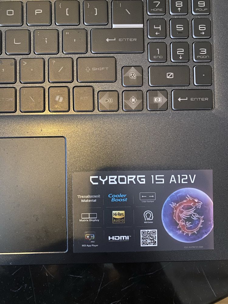 Asus Cyborg 15 a12vf